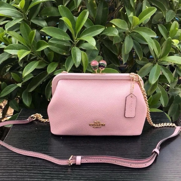 Coach Handbags - Coach Nora Kisslock in Pink